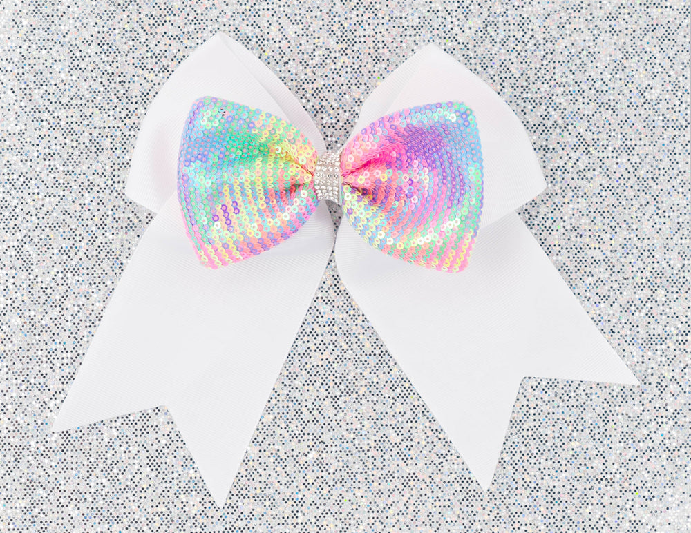 Pastel Sequin Bow