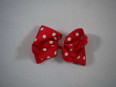 Glam Polka  Dot Bow