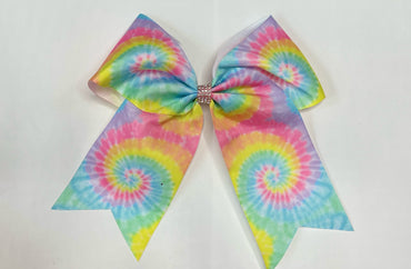 Tie dye Swirl Bow